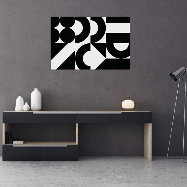 Kép - Geometriai absztrakció N⁰2 (90x60 cm)