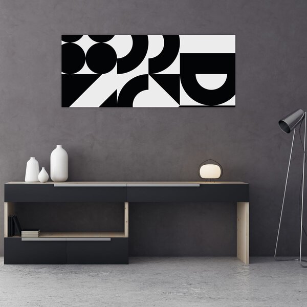 Kép - Geometriai absztrakció N⁰2 (120x50 cm)