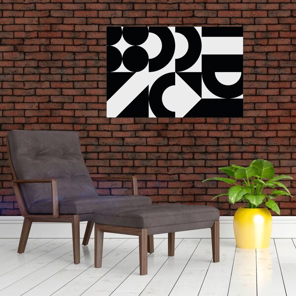 Kép - Geometriai absztrakció N⁰2 (90x60 cm)