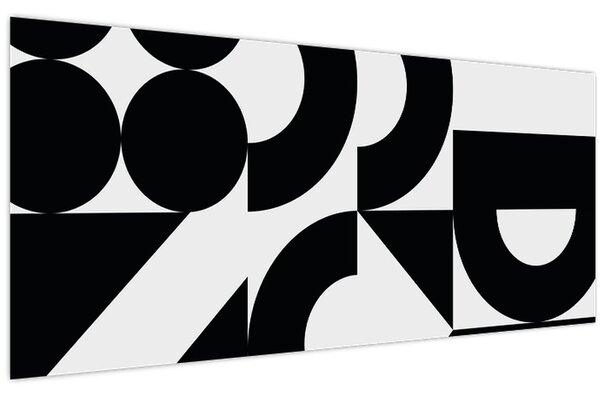 Kép - Geometriai absztrakció N⁰2 (120x50 cm)