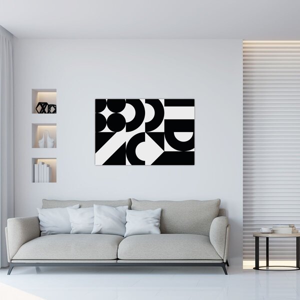 Kép - Geometriai absztrakció N⁰2 (90x60 cm)
