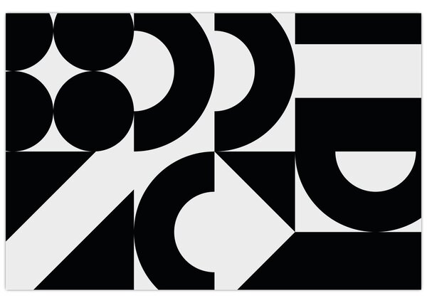Kép - Geometriai absztrakció N⁰2 (90x60 cm)