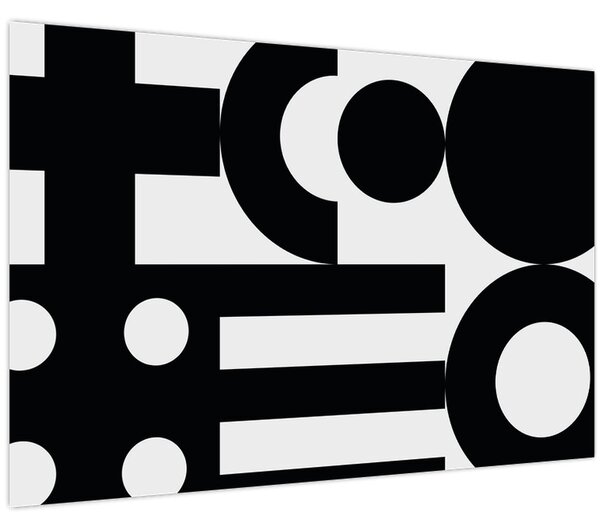 Kép - Geometriai absztrakció N⁰3 (90x60 cm)