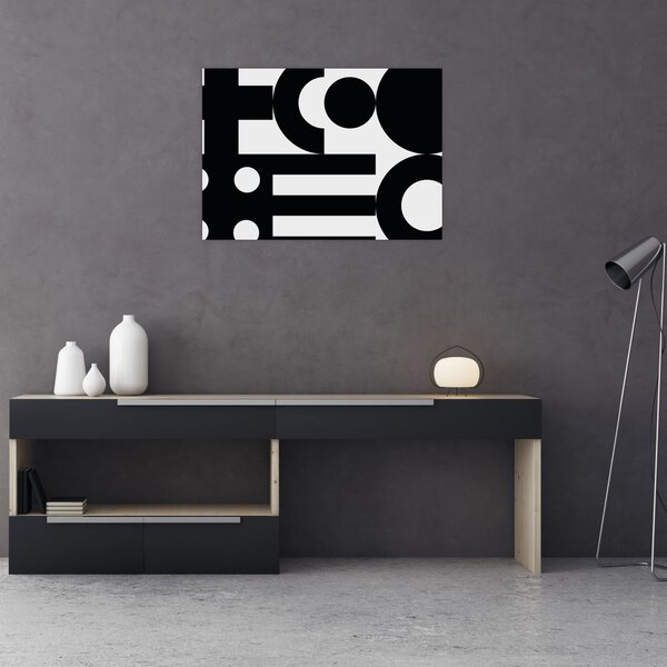 Kép - Geometriai absztrakció N⁰3 (70x50 cm)