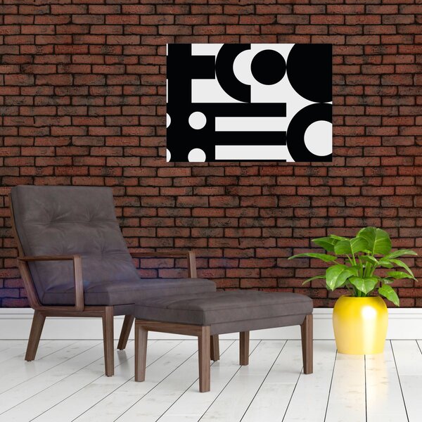 Kép - Geometriai absztrakció N⁰3 (70x50 cm)