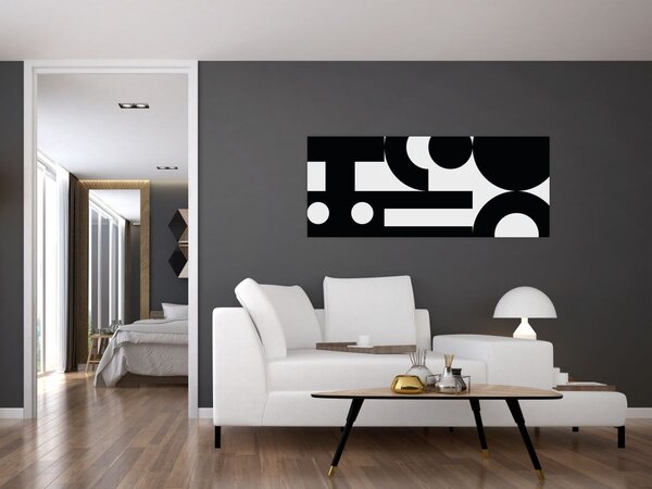 Kép - Geometriai absztrakció N⁰3 (120x50 cm)
