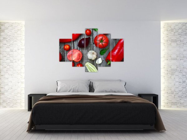 Zöldség képe (150x105 cm)