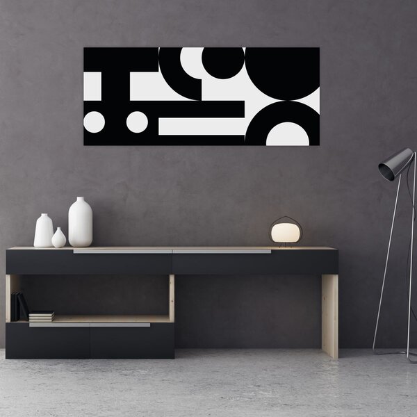 Kép - Geometriai absztrakció N⁰3 (120x50 cm)