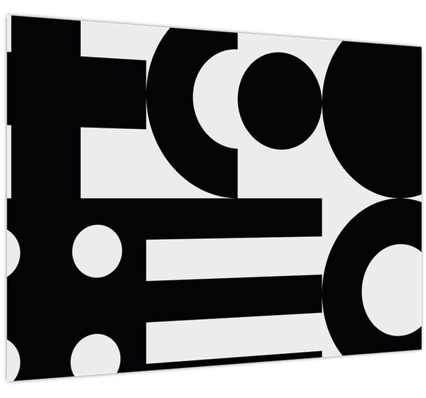 Kép - Geometriai absztrakció N⁰3 (70x50 cm)