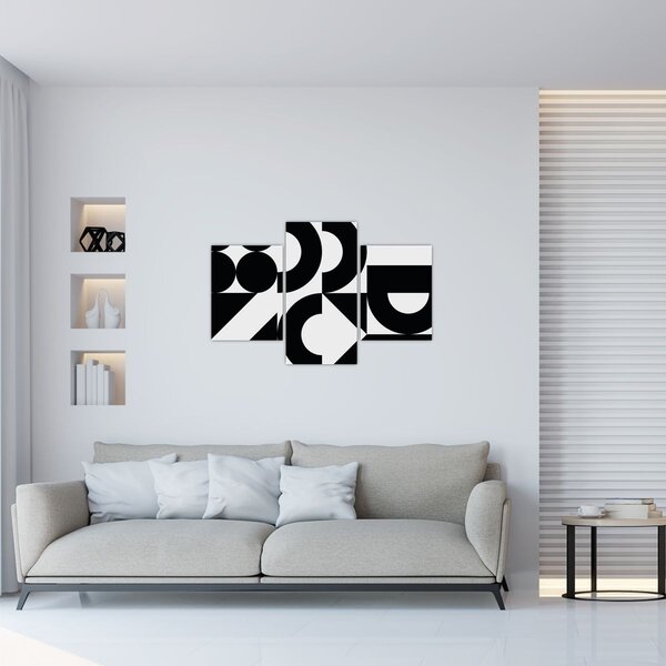 Kép - Geometriai absztrakció N⁰2 (90x60 cm)