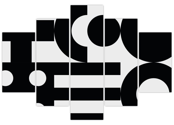Kép - Geometriai absztrakció N⁰3 (150x105 cm)