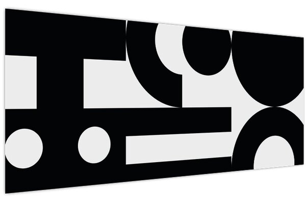 Kép - Geometriai absztrakció N⁰3 (120x50 cm)