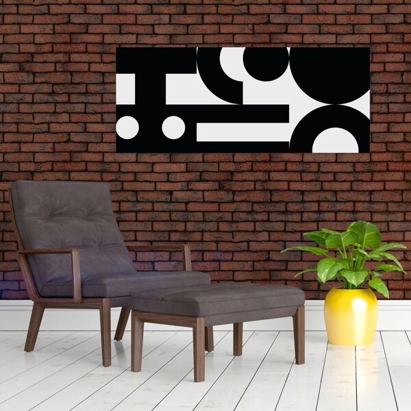 Kép - Geometriai absztrakció N⁰3 (120x50 cm)