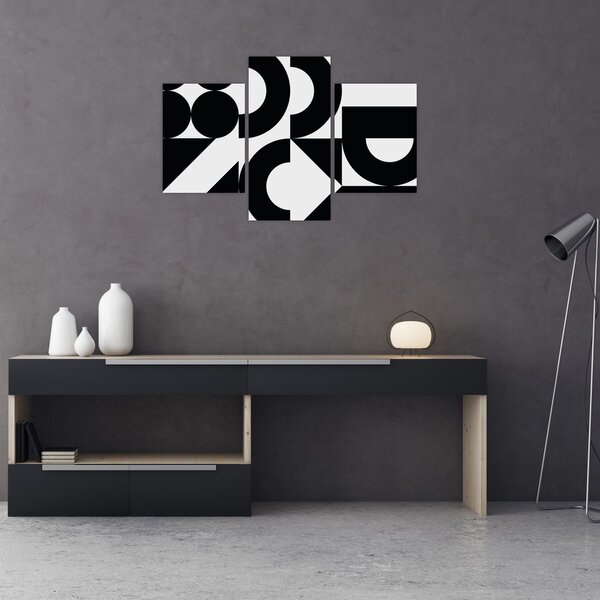 Kép - Geometriai absztrakció N⁰2 (90x60 cm)