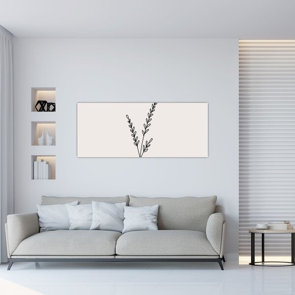 Kép - rét virág N⁰2 (120x50 cm)