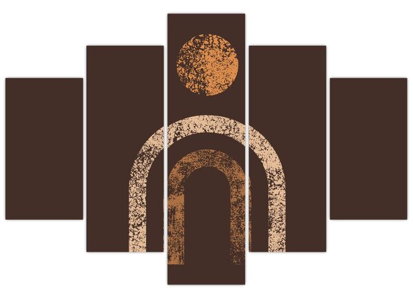 Kép - Narancssárga ívek N⁰1 (150x105 cm)