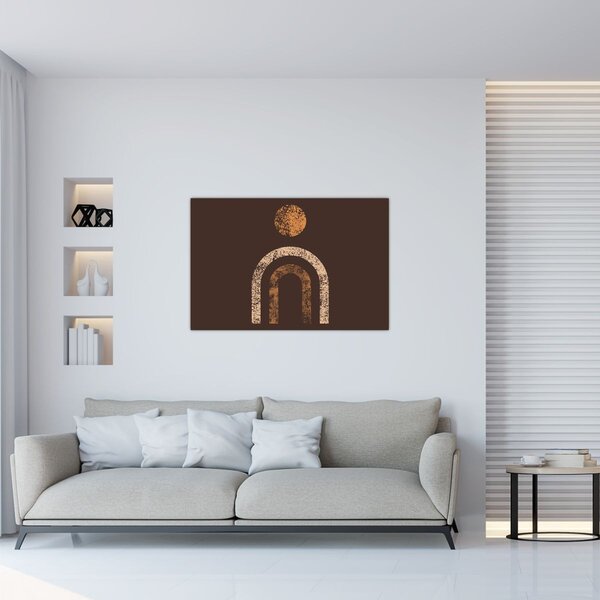 Kép - Narancssárga ívek N⁰1 (90x60 cm)