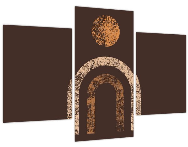 Kép - Narancssárga ívek N⁰1 (90x60 cm)