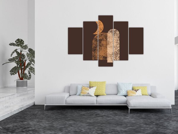 Kép - Narancssárga ívek N⁰2 (150x105 cm)