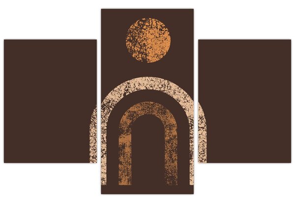 Kép - Narancssárga ívek N⁰1 (90x60 cm)