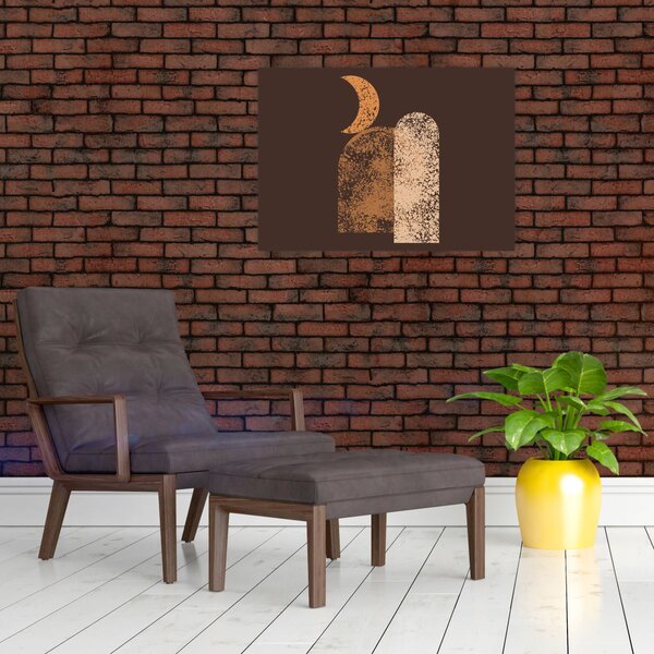 Kép - Narancssárga ívek N⁰2 (70x50 cm)