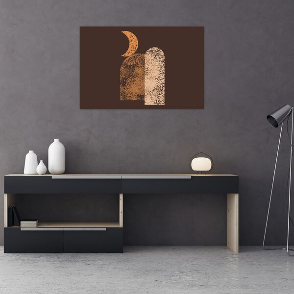 Kép - Narancssárga ívek N⁰2 (90x60 cm)