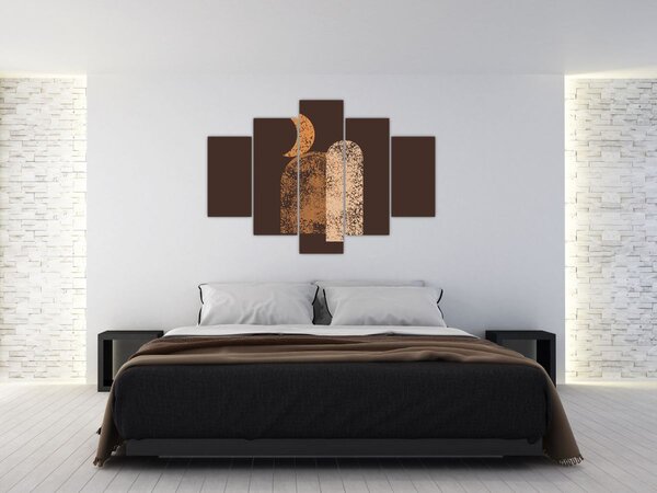 Kép - Narancssárga ívek N⁰2 (150x105 cm)