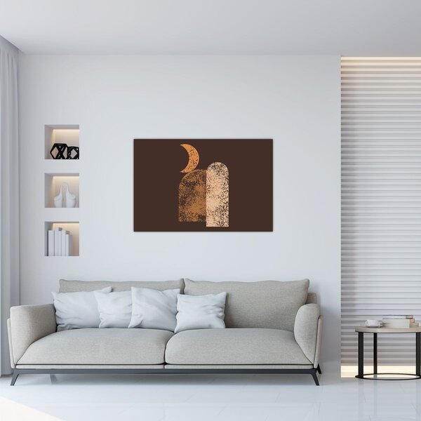 Kép - Narancssárga ívek N⁰2 (90x60 cm)