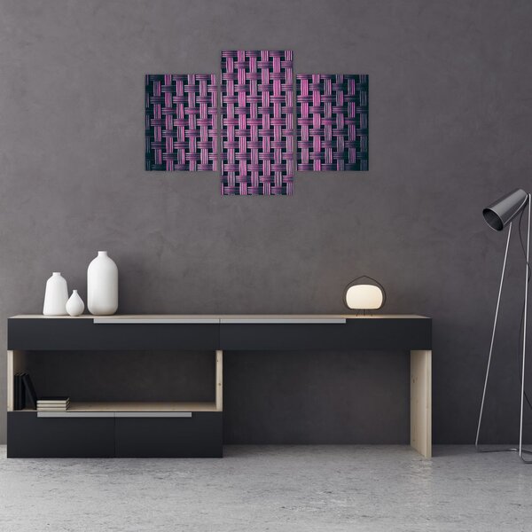 Lila textúrás kép (90x60 cm)