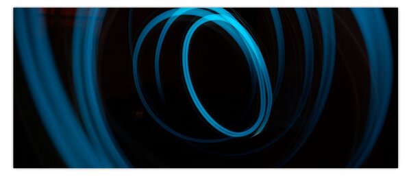 Kék vonal képe (120x50 cm)