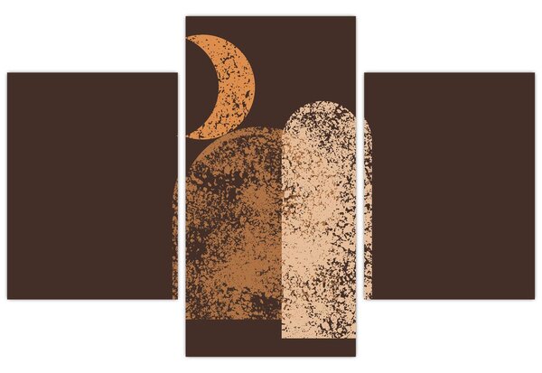 Kép - Narancssárga ívek N⁰2 (90x60 cm)