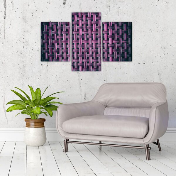 Lila textúrás kép (90x60 cm)