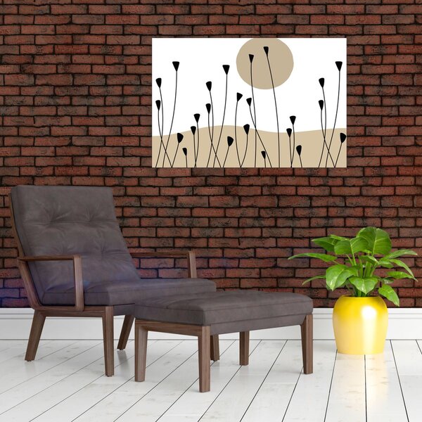 Kép - Grafikus rét N⁰2 (90x60 cm)