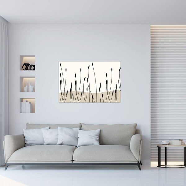 Kép - Grafikus rét N⁰3 (90x60 cm)