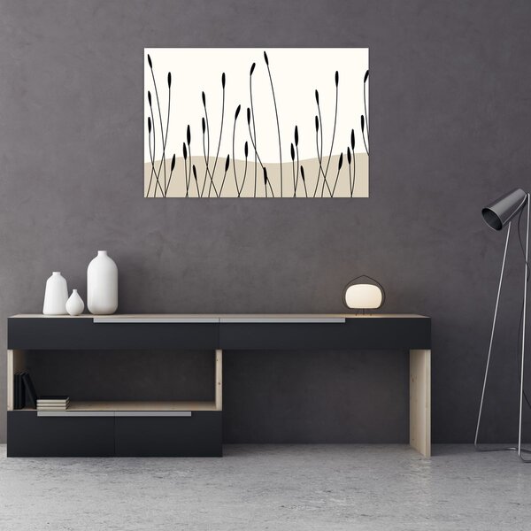 Kép - Grafikus rét N⁰3 (90x60 cm)