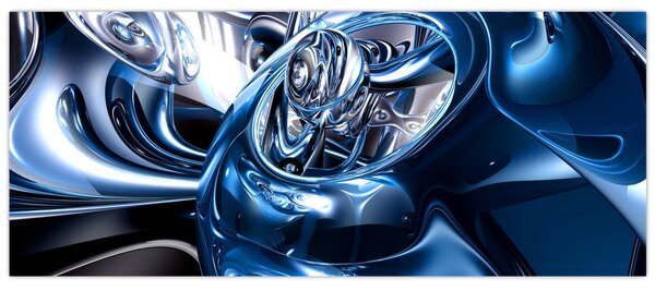 Absztrakció kép - körök (120x50 cm)