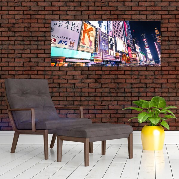 Kép - New York Theater District (120x50 cm)