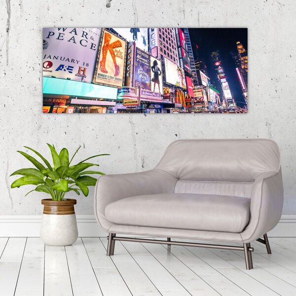 Kép - New York Theater District (120x50 cm)
