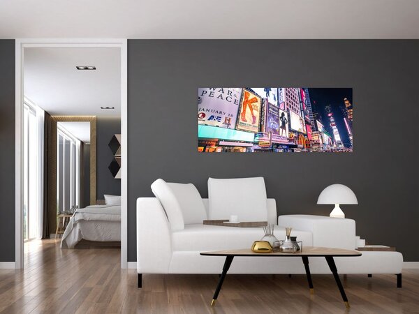 Kép - New York Theater District (120x50 cm)