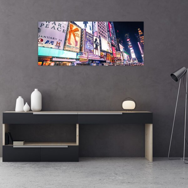Kép - New York Theater District (120x50 cm)