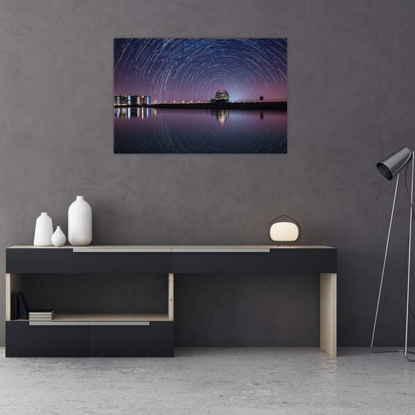 Egy éjszakai égbolt csillagokkal (90x60 cm)