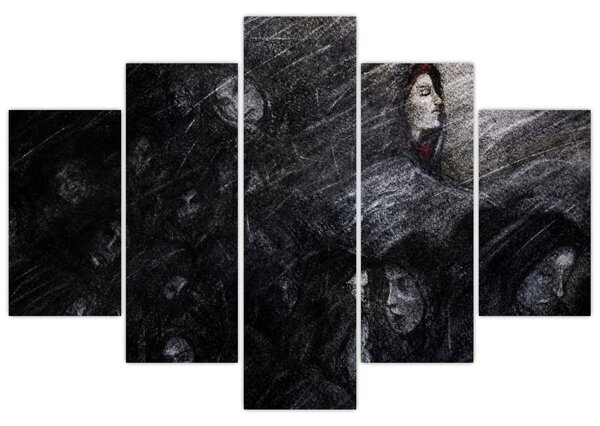 Kép - Szomorúság és lemondás (150x105 cm)