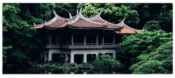 A japán nemzeti kert képe (120x50 cm)