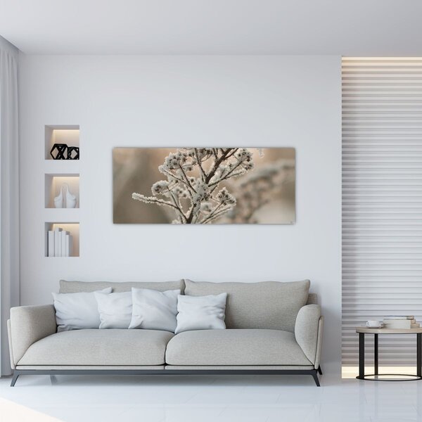 Kép - Növény fagyban (120x50 cm)