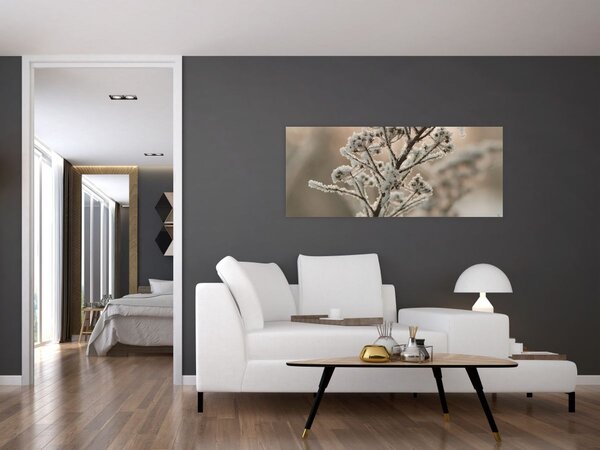 Kép - Növény fagyban (120x50 cm)