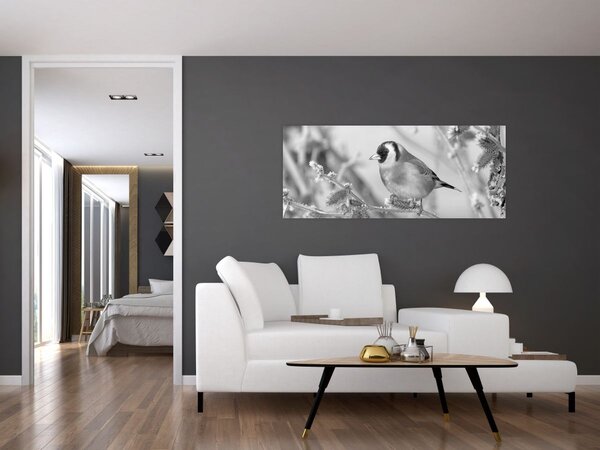 Kép - Egy madár télen (120x50 cm)