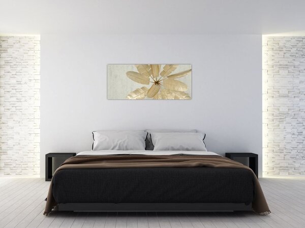 Egy liba toll képe (120x50 cm)