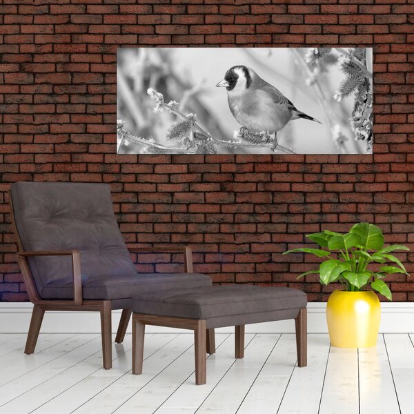 Kép - Egy madár télen (120x50 cm)