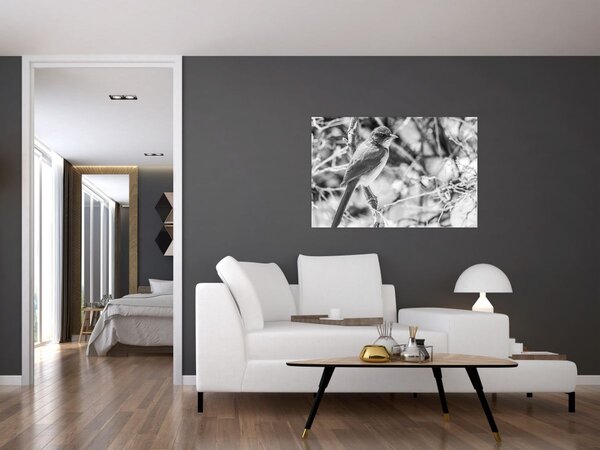 Kép - Kék madár télen (90x60 cm)