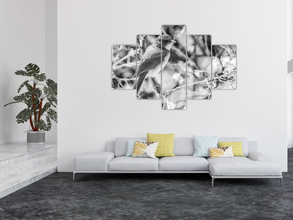 Kép - Kék madár télen (150x105 cm)